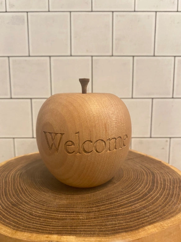 アロマポット　アロマウッド　りんごのオブジェ（Welcome）