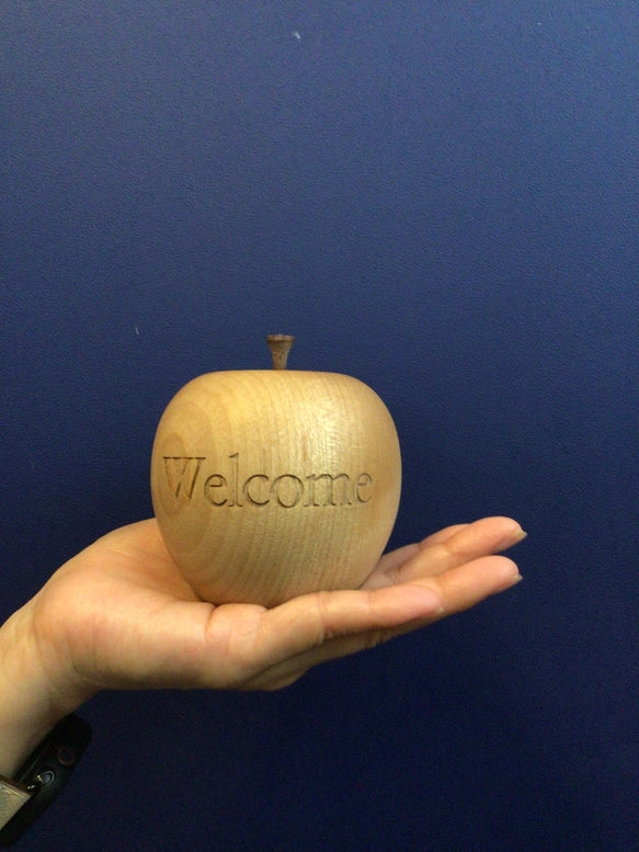アロマポット　アロマウッド　りんごのオブジェ（Welcome）